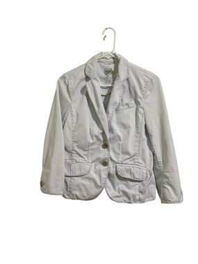 J. Crew pale blue Women's Cotton-Blend Chino Blazer